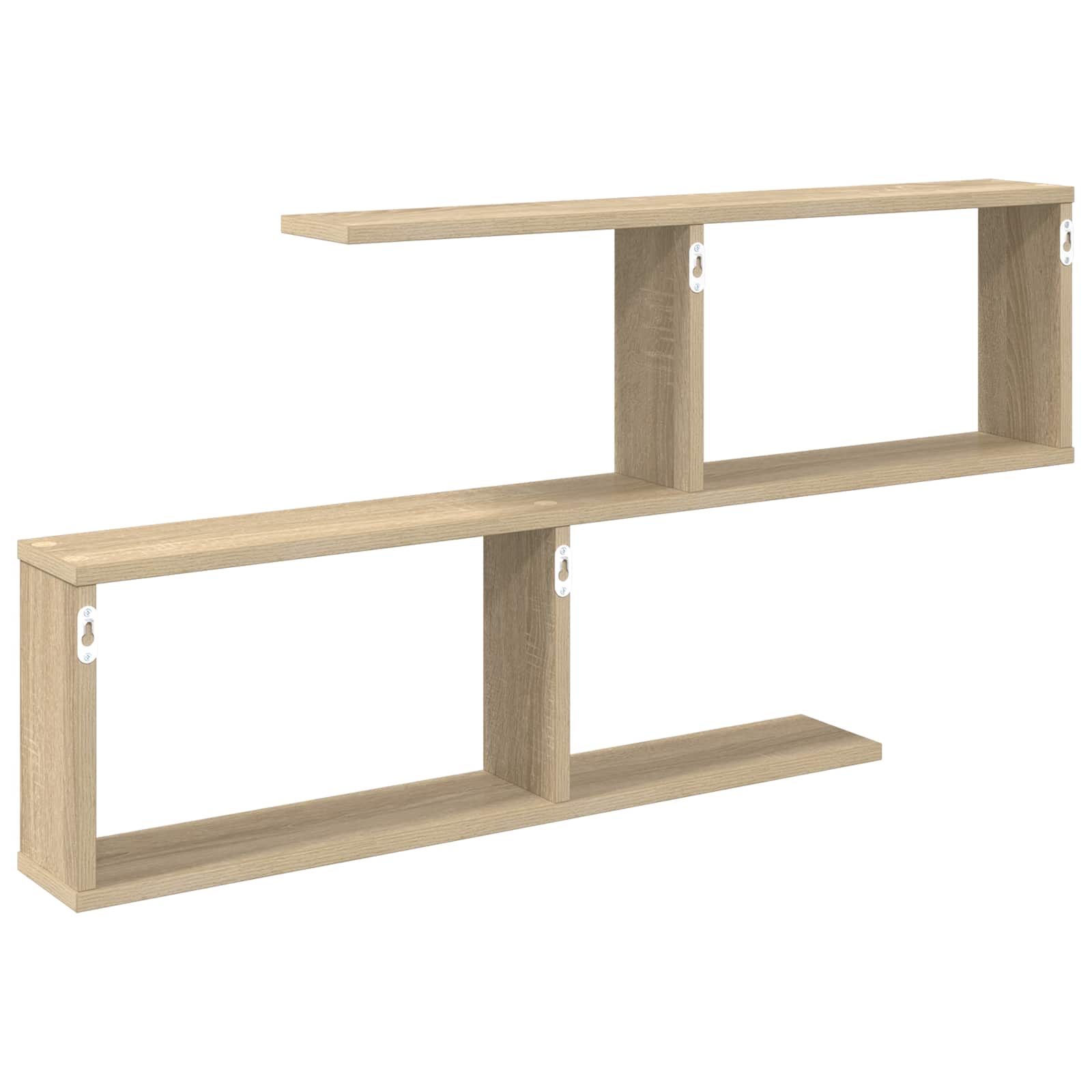 Wandregal Sonoma-Eiche 100 x 12 x 50,5 cm Holzwerkstoff