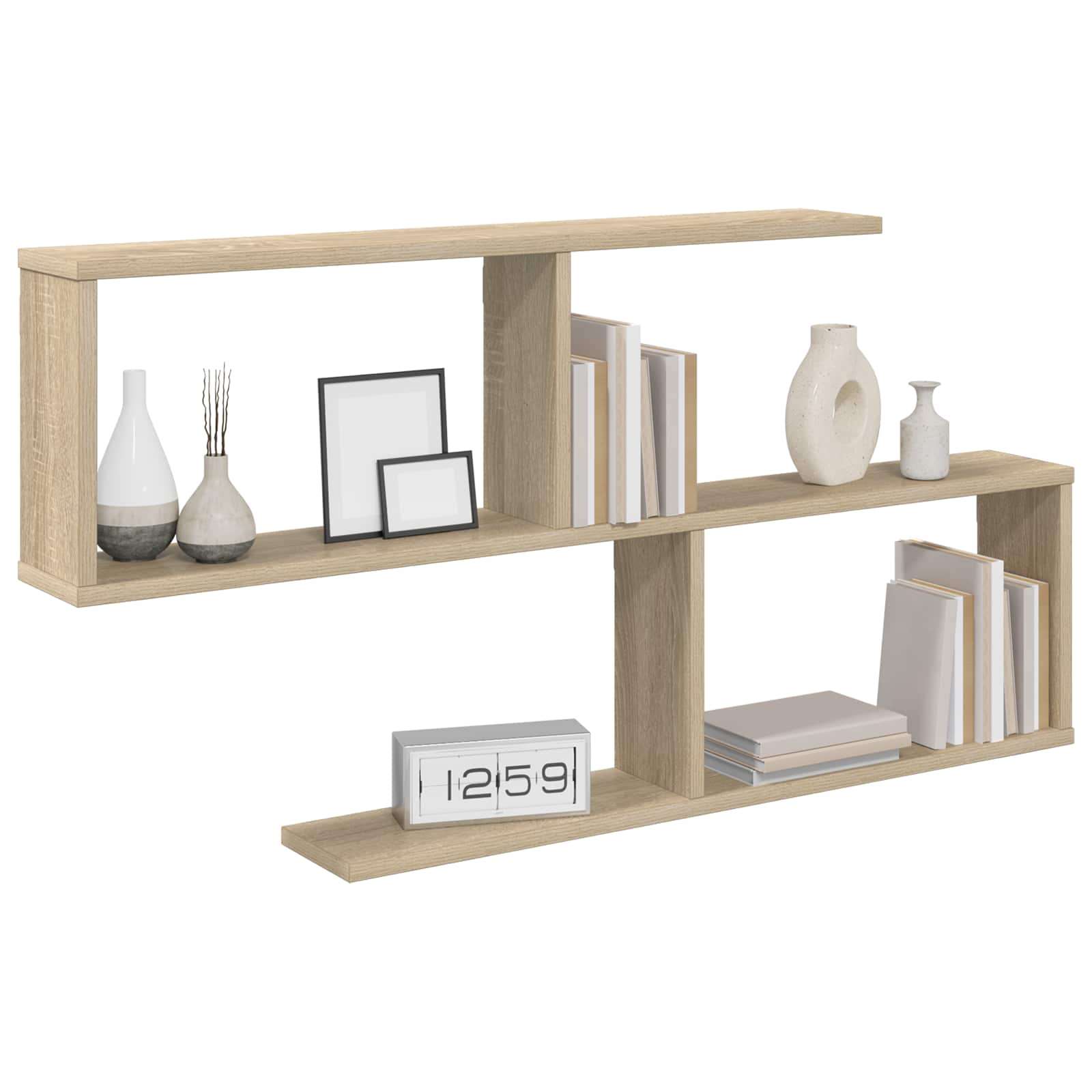 Wandregal Sonoma-Eiche 100 x 12 x 50,5 cm Holzwerkstoff
