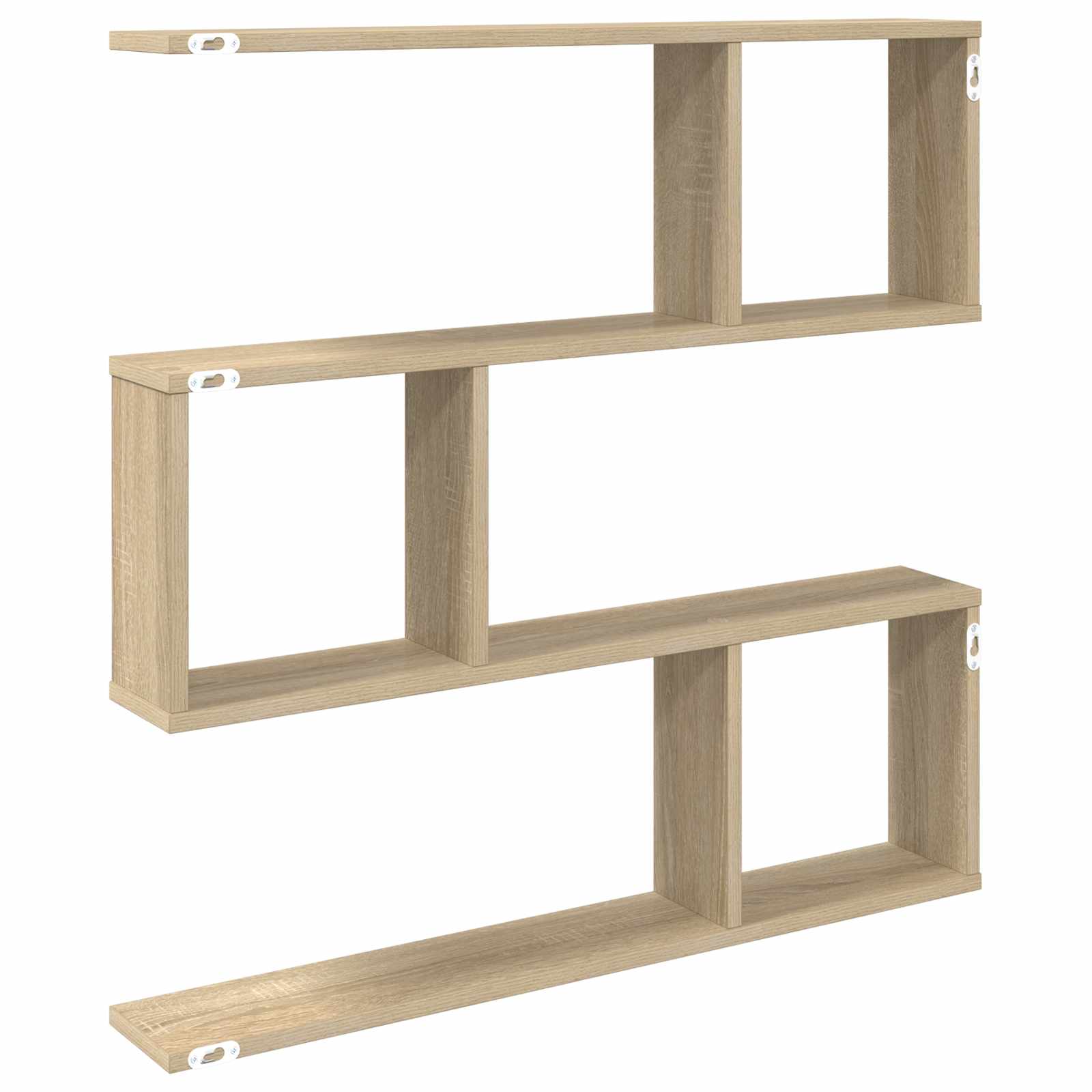 Wandregal Sonoma-Eiche 80 x 12 x 79,5 cm Holzwerkstoff