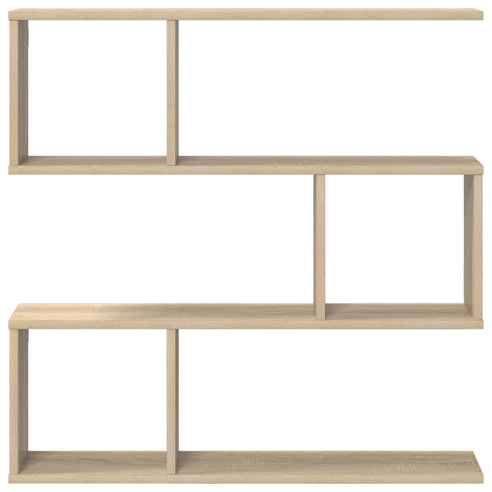 Wandregal Sonoma-Eiche 80 x 12 x 79,5 cm Holzwerkstoff