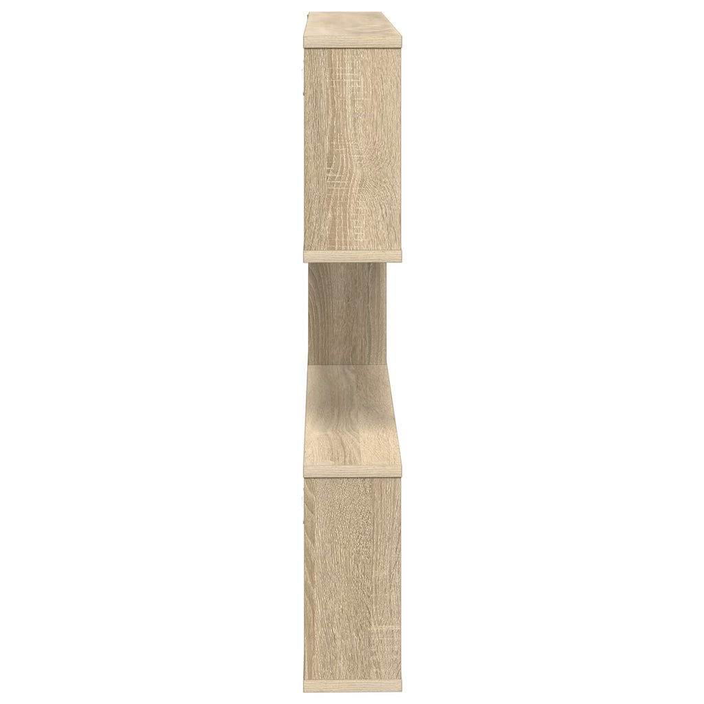 Wandregal Sonoma-Eiche 80 x 12 x 79,5 cm Holzwerkstoff