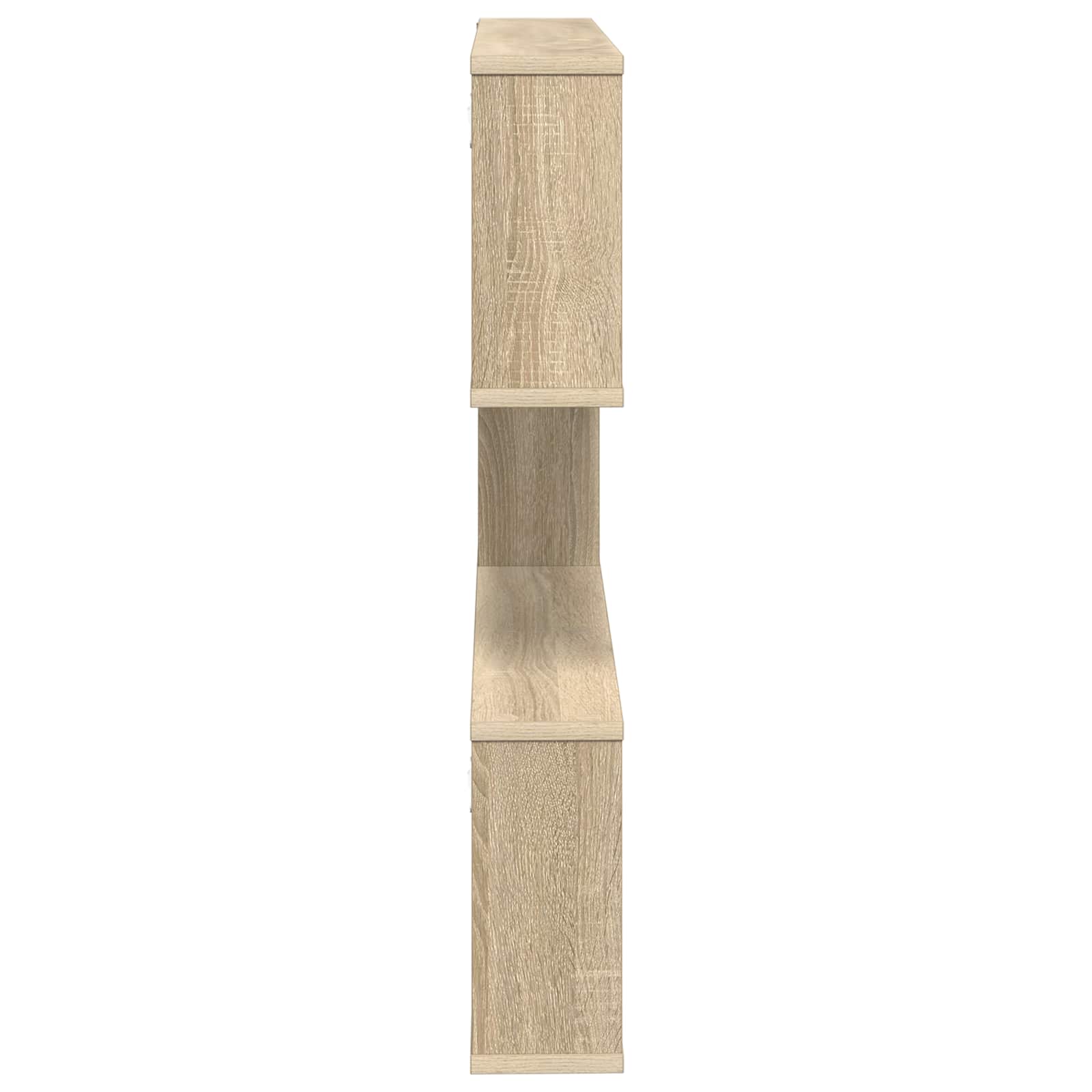 Wandregal Sonoma-Eiche 80 x 12 x 79,5 cm Holzwerkstoff