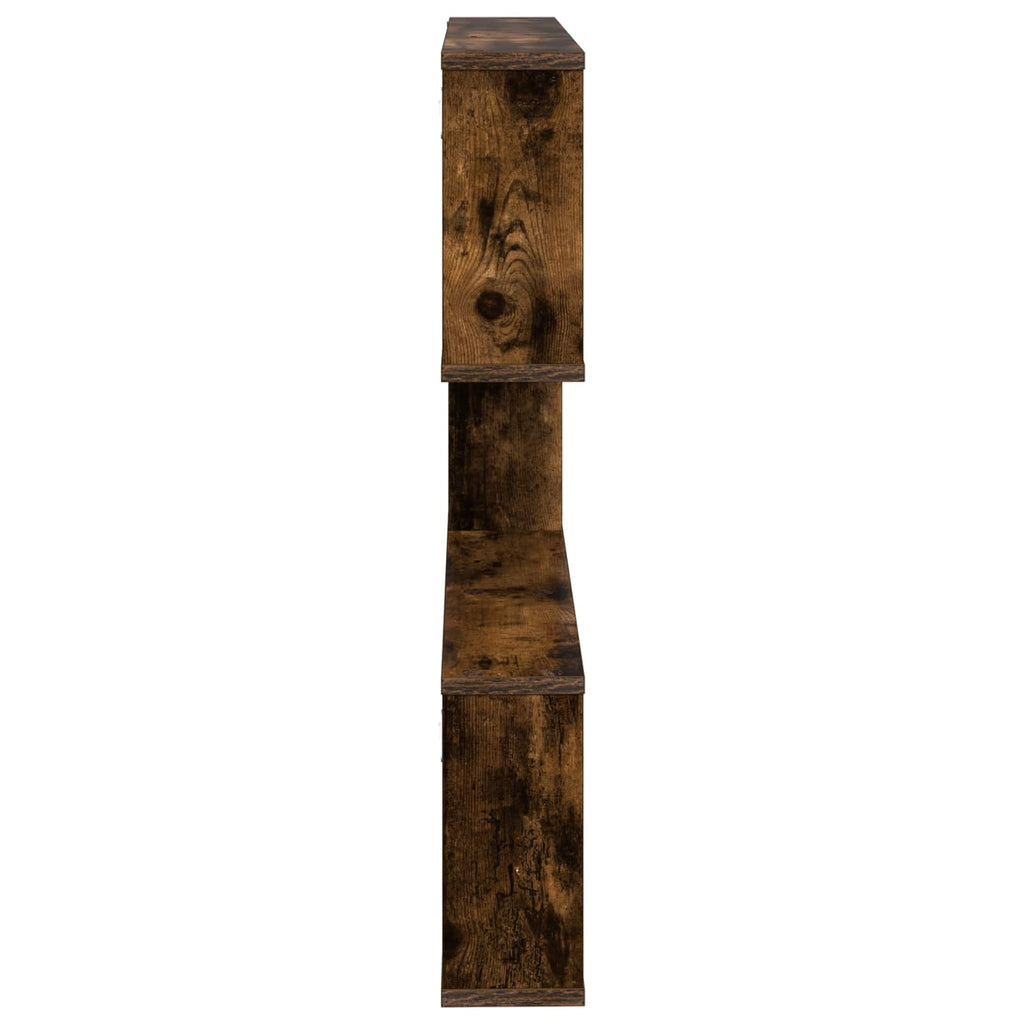 Wandregal Raucheiche 80 x 12 x 79,5 cm Holzwerkstoff