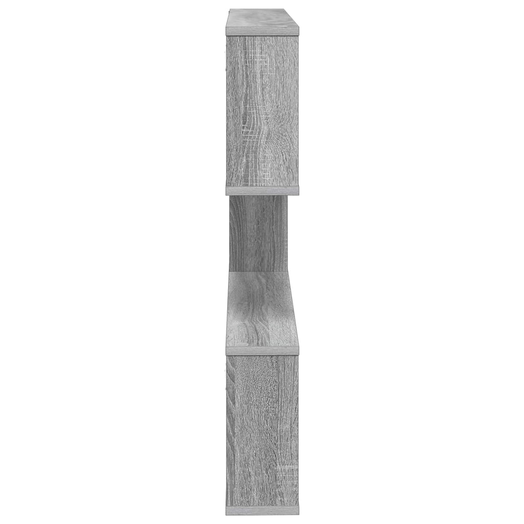 Wandregal Sonoma-Grau 80 x 12 x 79,5 cm Holzwerkstoff