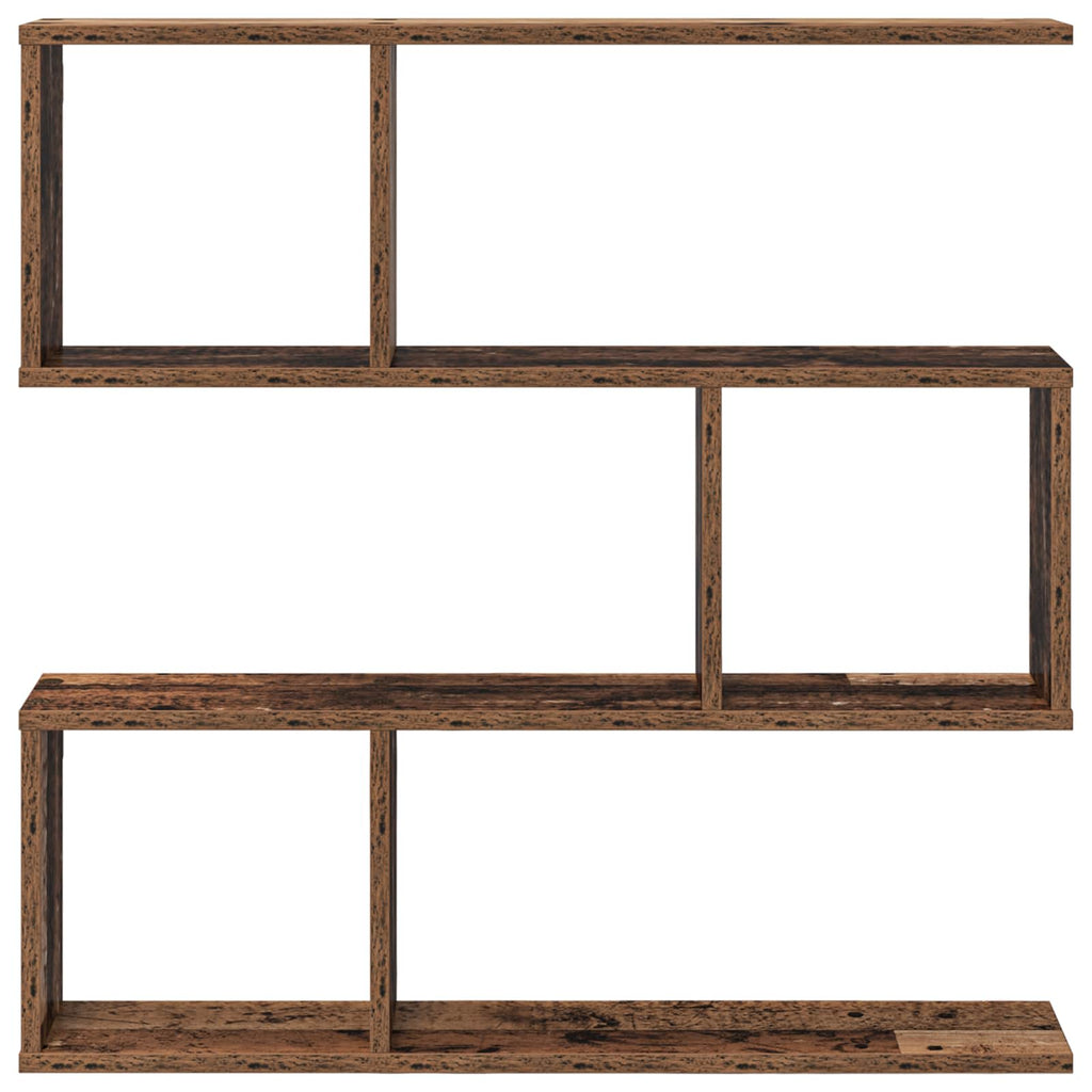 Wandregal Altholz 80 x 12 x 79,5 cm Holzwerkstoff