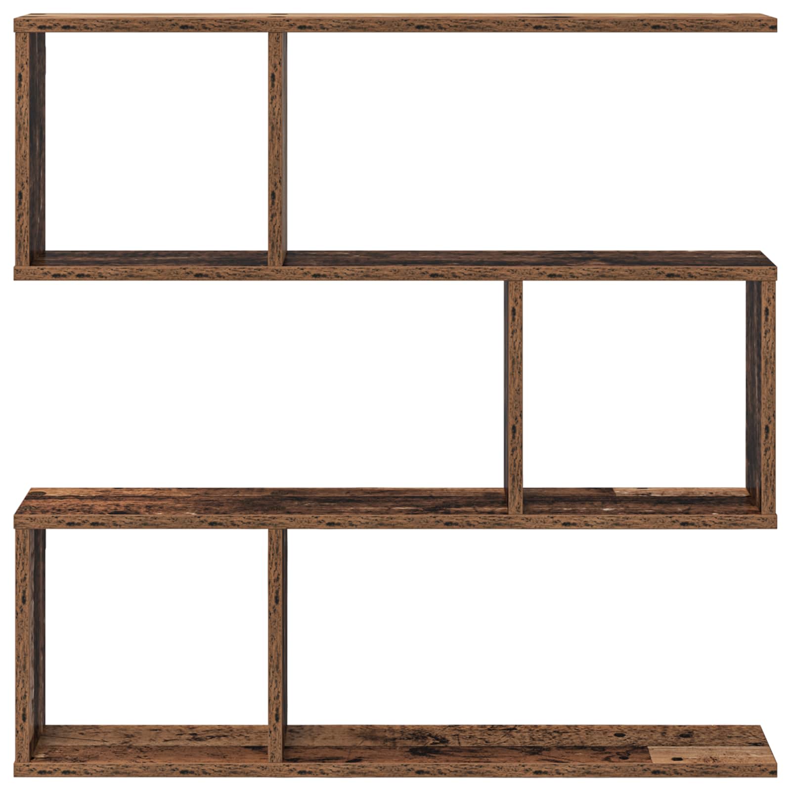 Wandregal Altholz 80 x 12 x 79,5 cm Holzwerkstoff