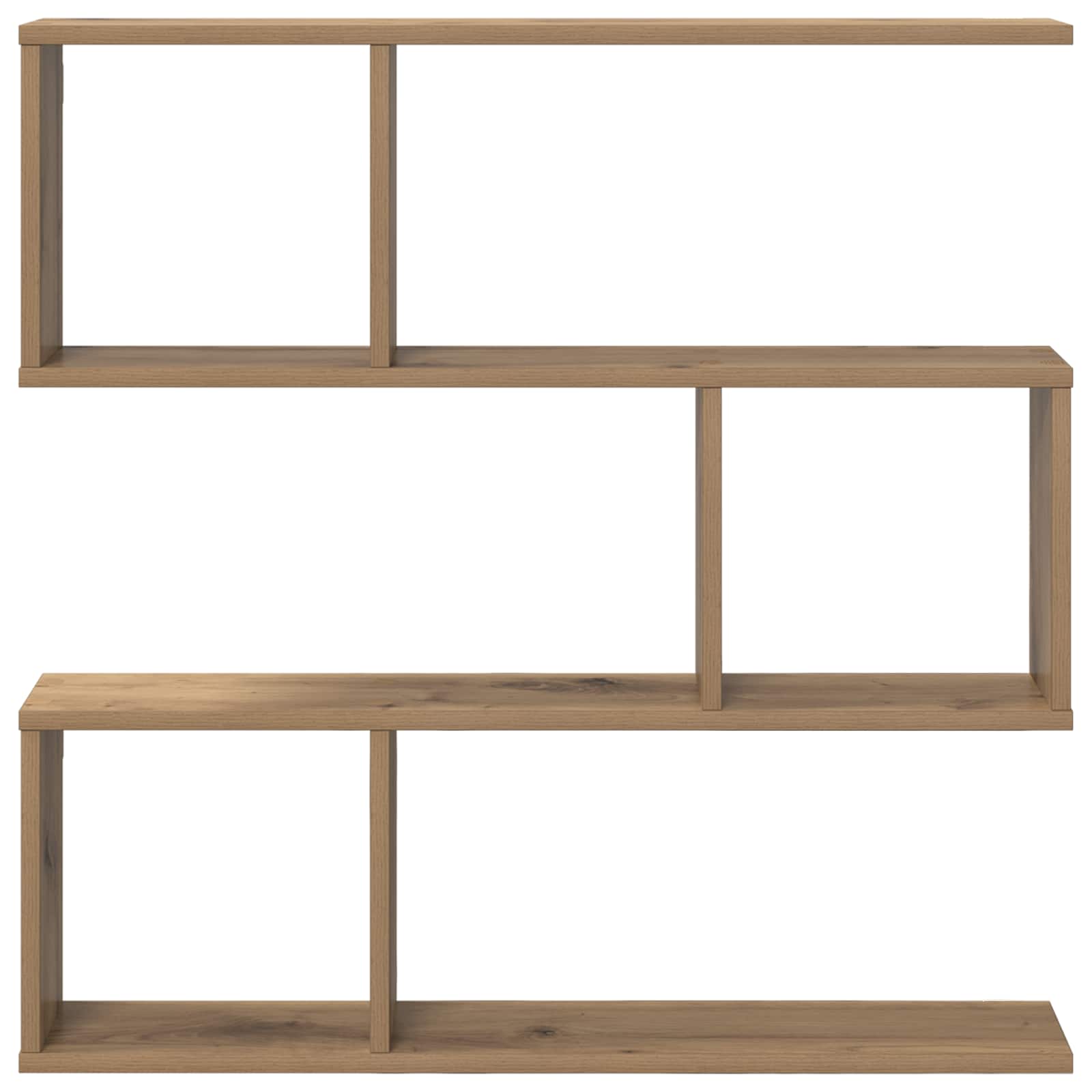Wandregal Artisan-Eiche 80 x 12 x 79,5 cm Holzwerkstoff