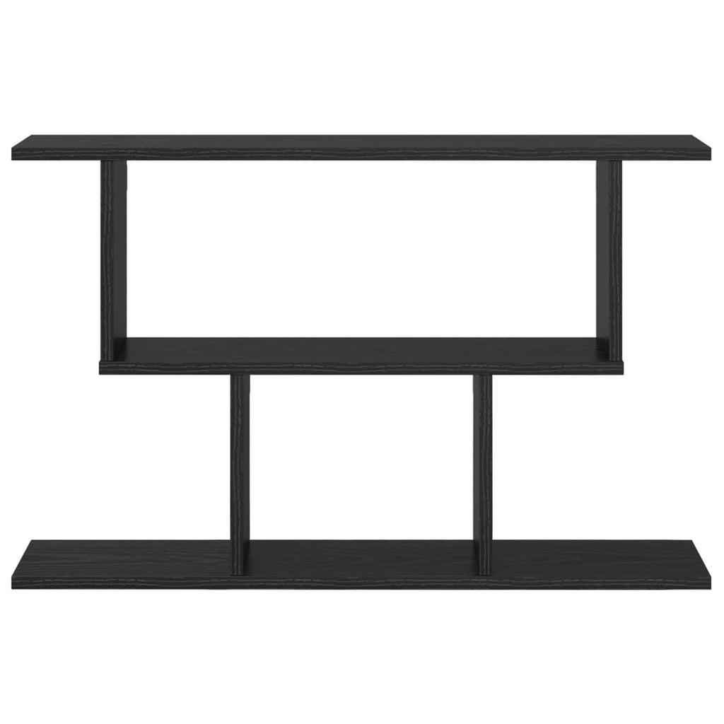 Wandregal Schwarze Eiche 80 x 15 x 50,5 cm Holzwerkstoff