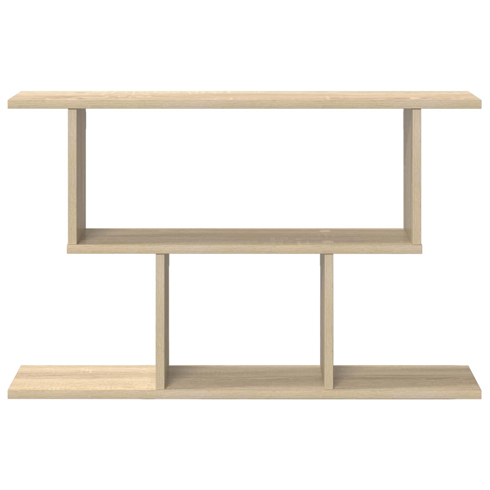 Wandregal Sonoma-Eiche 80 x 15 x 50,5 cm Holzwerkstoff