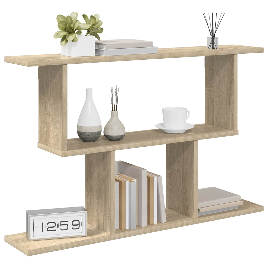 Wandregal Sonoma-Eiche 80 x 15 x 50,5 cm Holzwerkstoff