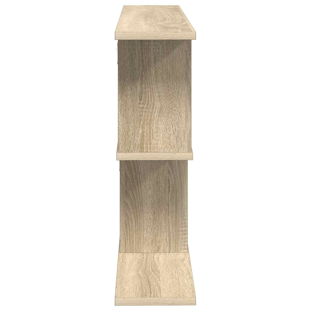 Wandregal Sonoma-Eiche 80 x 15 x 50,5 cm Holzwerkstoff