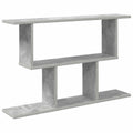 Wandregal Betongrau 80 x 15 x 50,5 cm Holzwerkstoff