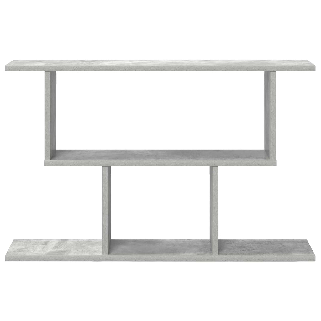 Wandregal Betongrau 80 x 15 x 50,5 cm Holzwerkstoff