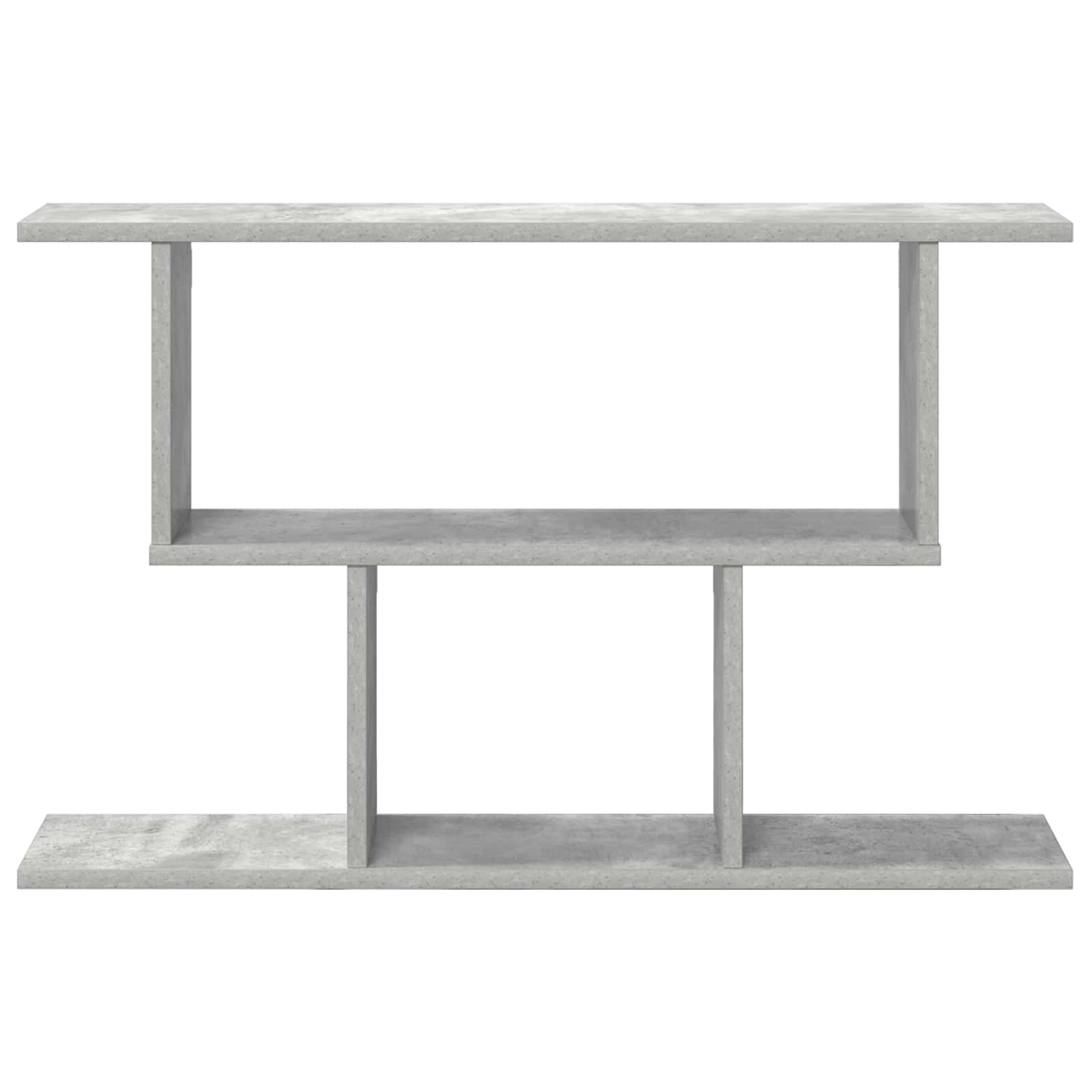 Wandregal Betongrau 80 x 15 x 50,5 cm Holzwerkstoff