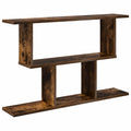 Wandregal Raucheiche 80 x 15 x 50,5 cm Holzwerkstoff