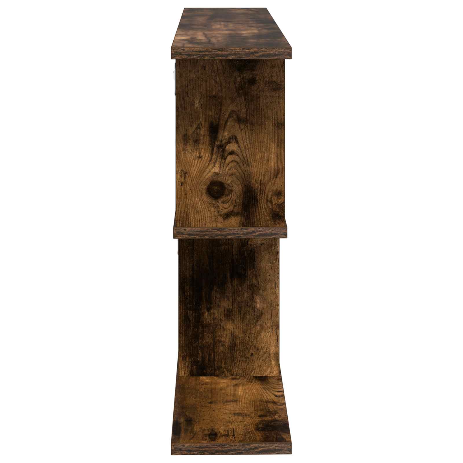 Wandregal Raucheiche 80 x 15 x 50,5 cm Holzwerkstoff