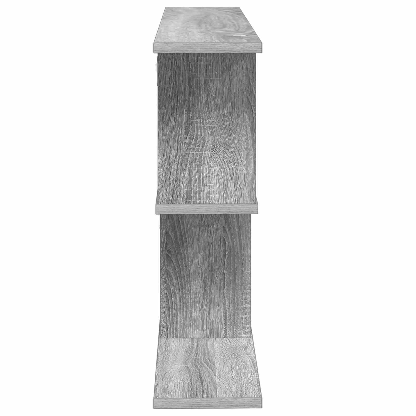 Wandregal Sonoma-Grau 80 x 15 x 50,5 cm Holzwerkstoff