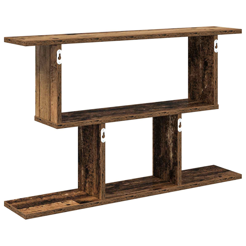 Wandregal Altholz 80 x 15 x 50,5 cm Holzwerkstoff