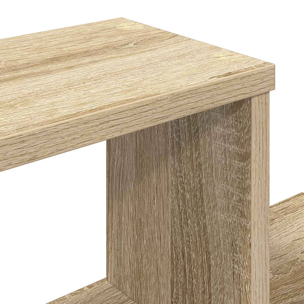 Wandmontiertes TV-Regal Sonoma-Eiche 180 x 15 x 94 cm