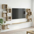Wandmontiertes TV-Regal Sonoma-Eiche 180 x 15 x 94 cm