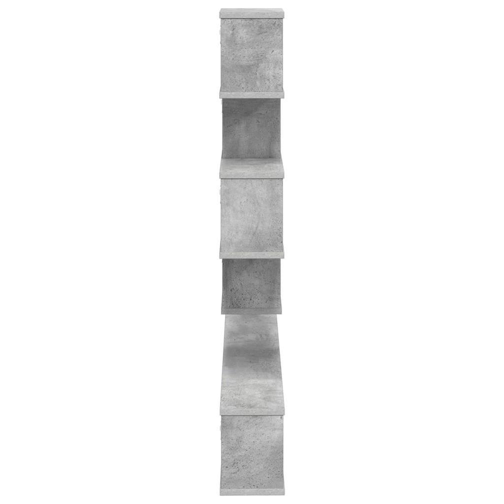 Wandmontiertes TV-Regal Betongrau 160 x 15 x 94 cm