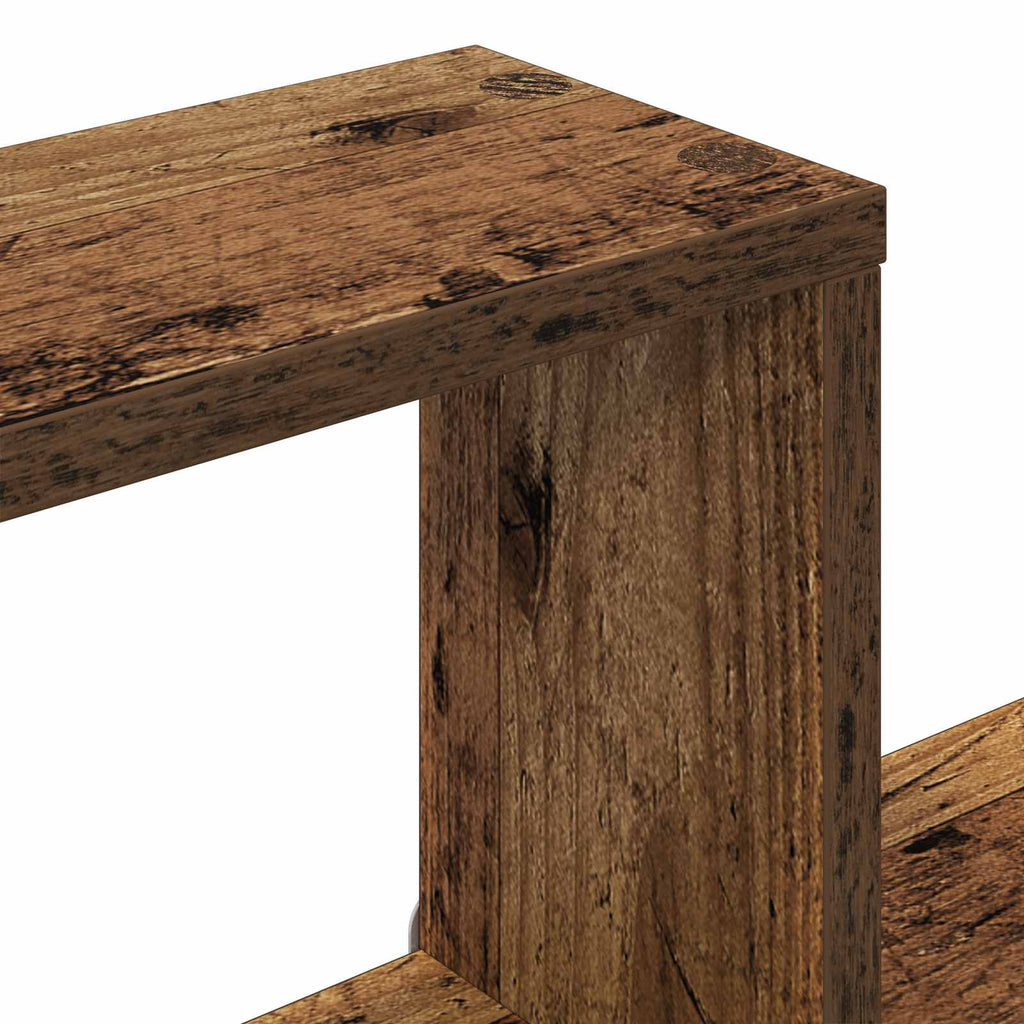 Wandmontiertes TV-Regal Altholz 160 x 15 x 94 cm Holzwerkstoff