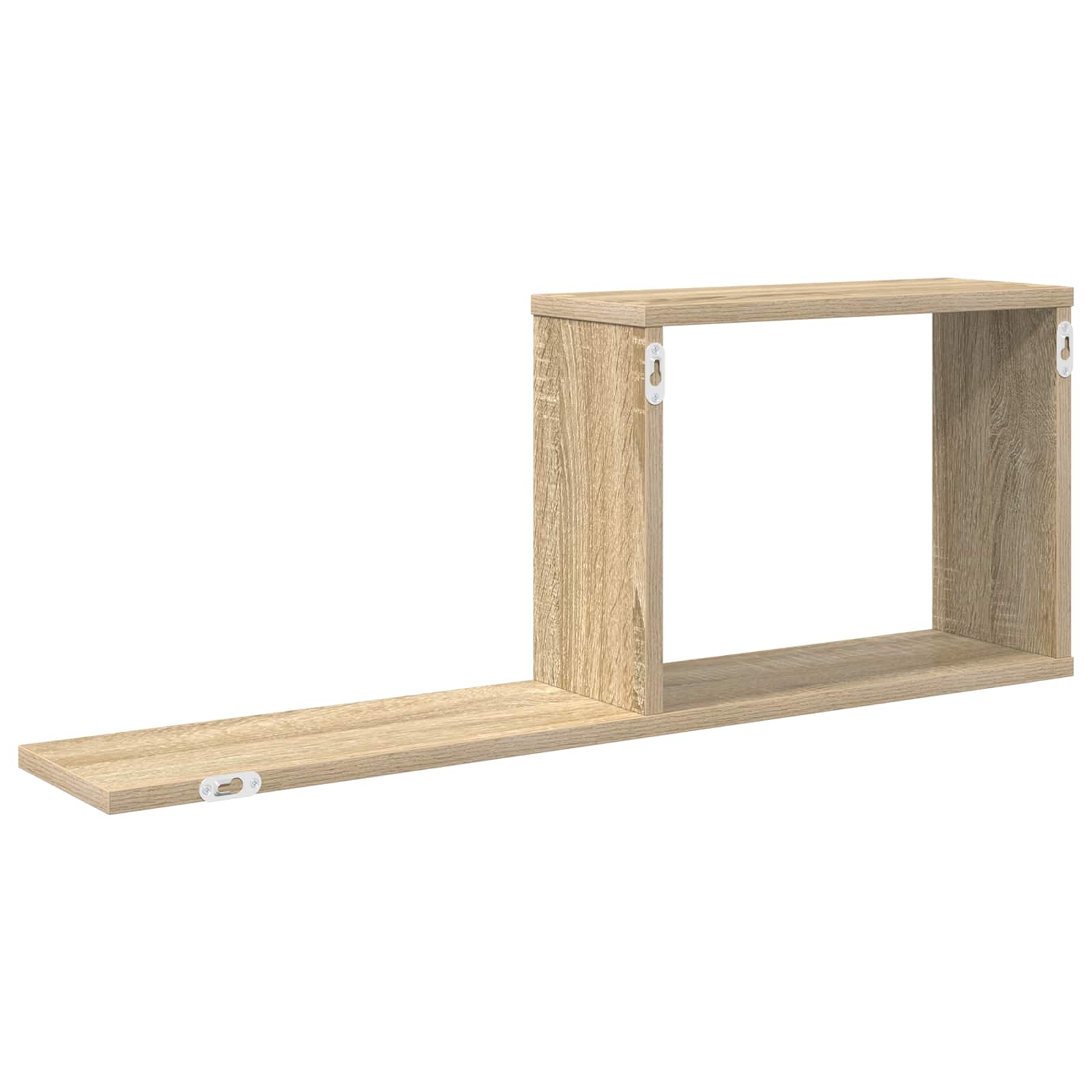 Schweberegale Sonoma-Eiche 80 x 15 x 30 cm Holzwerkstoff