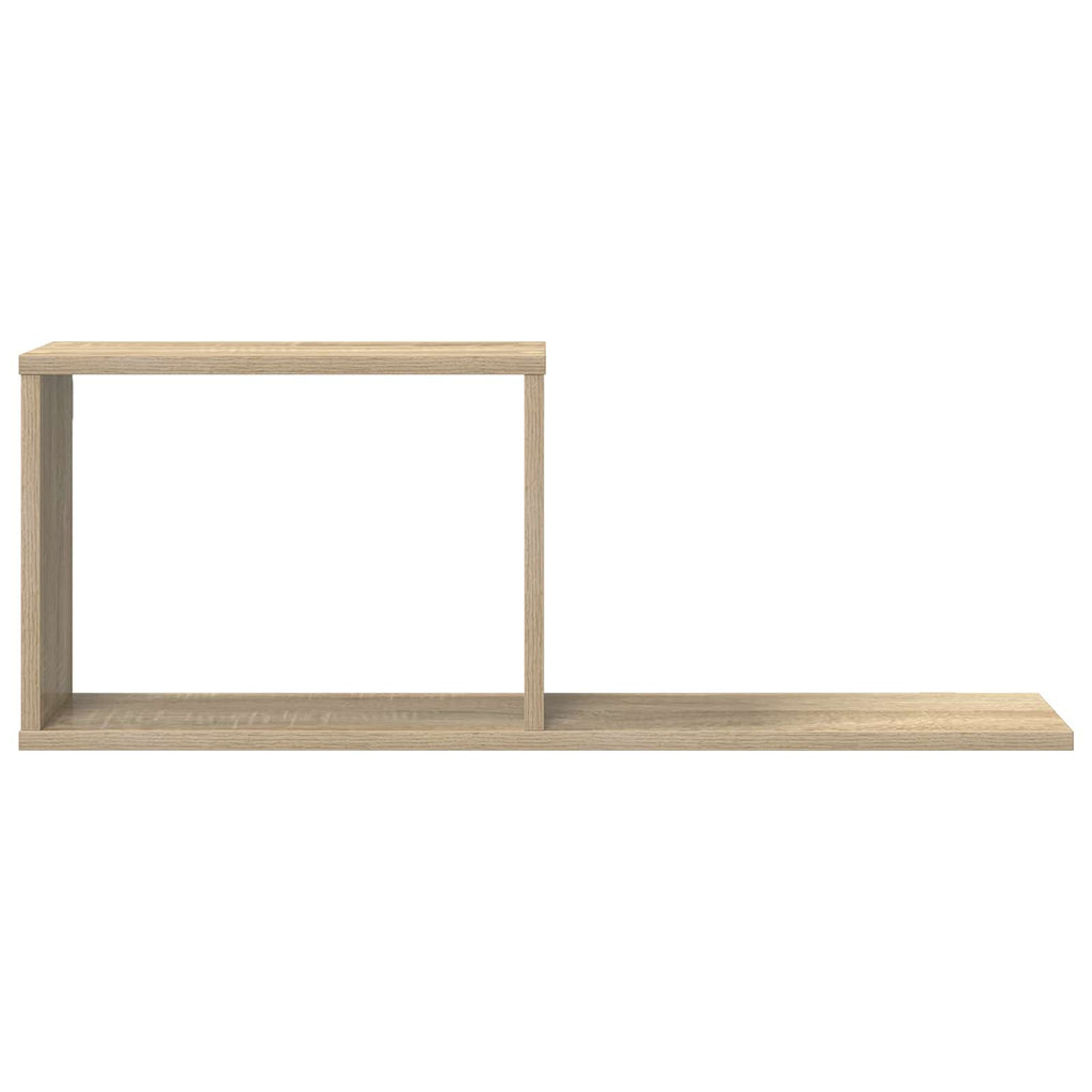Schweberegale Sonoma-Eiche 80 x 15 x 30 cm Holzwerkstoff