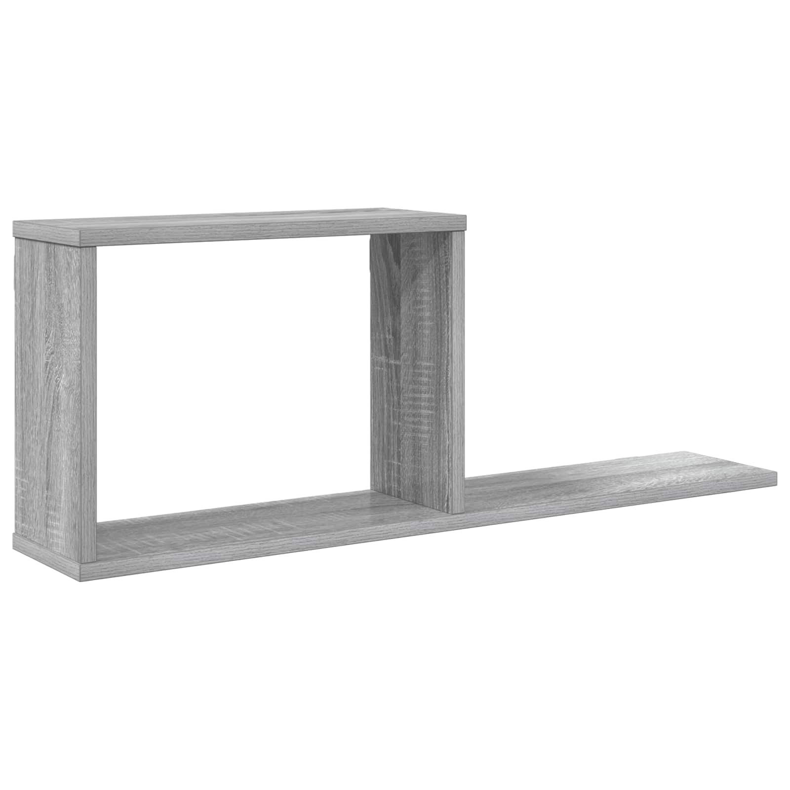 Schweberegale Sonoma-Grau 80 x 15 x 30 cm Holzwerkstoff