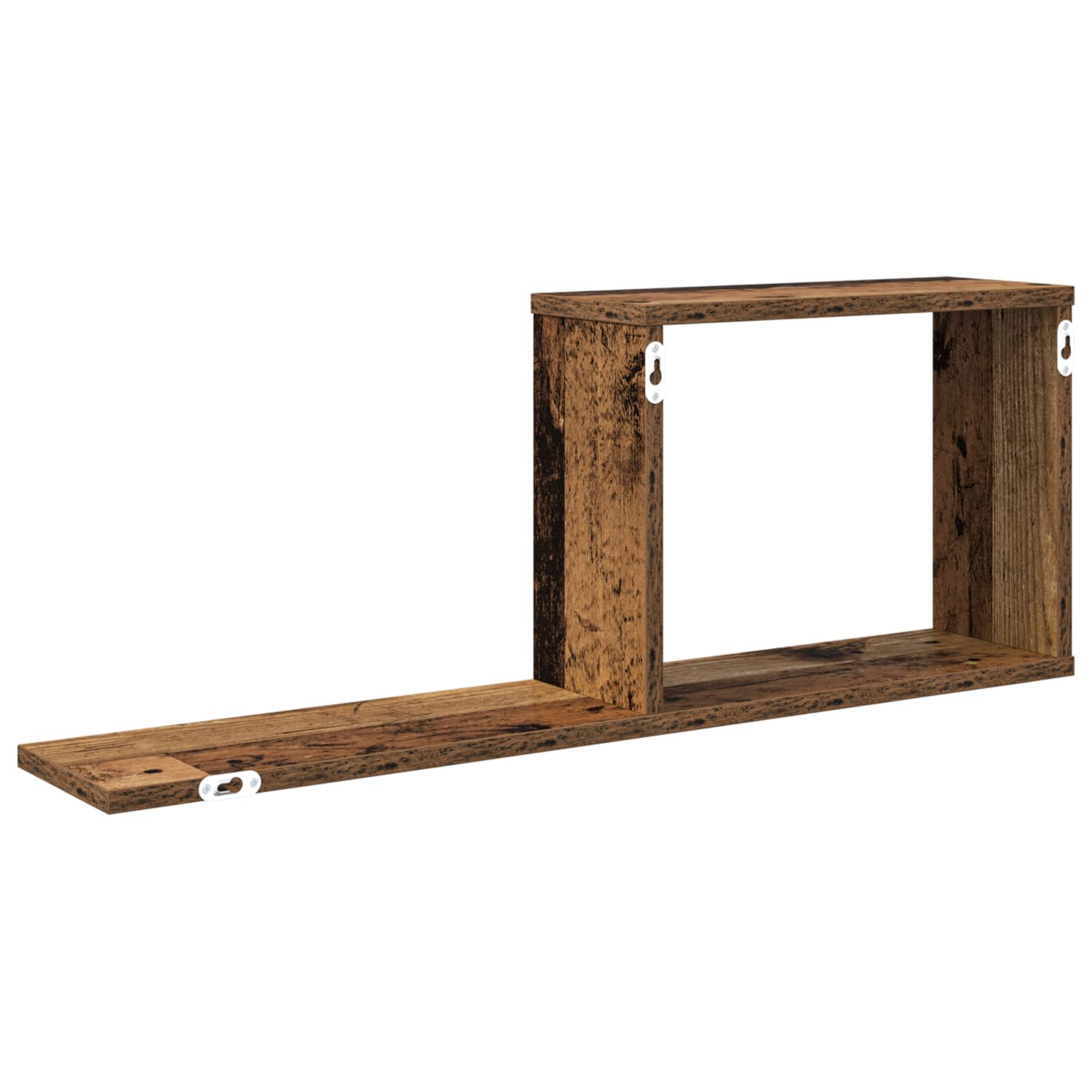 Schweberegale Altholz 80 x 15 x 30 cm Holzwerkstoff