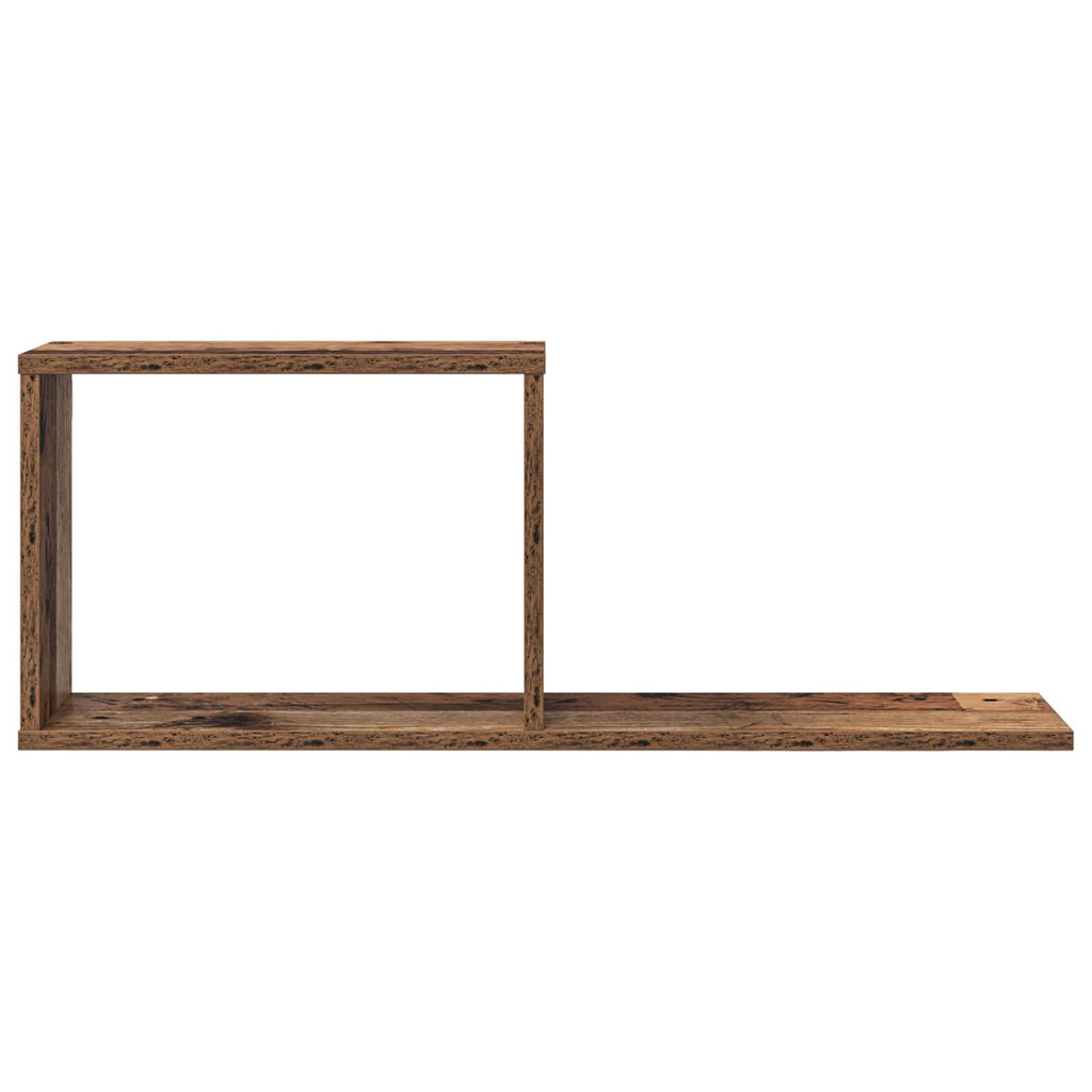 Schweberegale Altholz 80 x 15 x 30 cm Holzwerkstoff