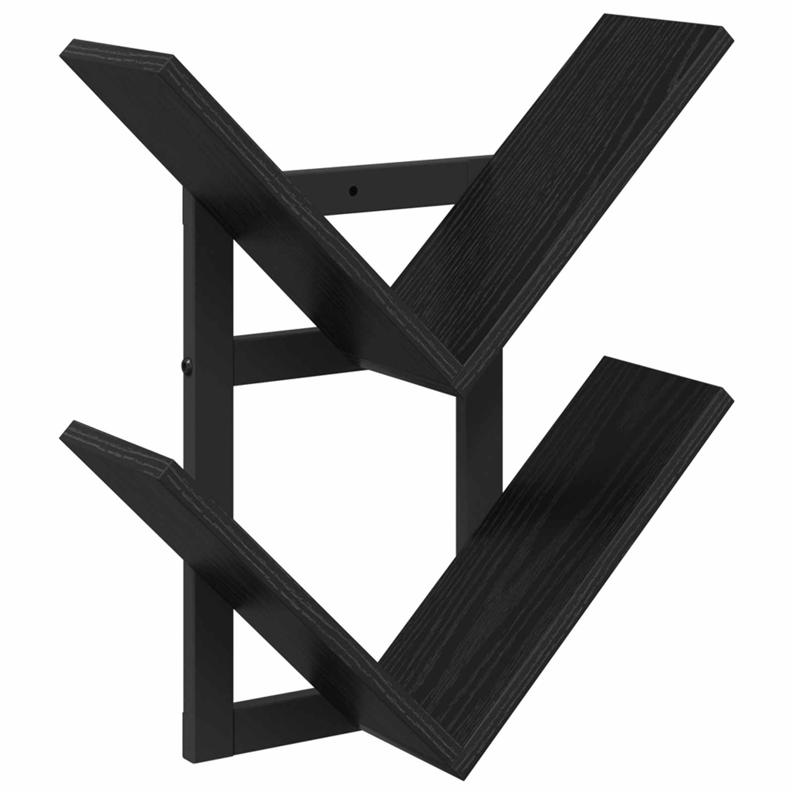 Wandregal Schwarze Eiche 43 x 15 x 47 cm Holzwerkstoff