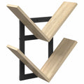 Wandregal Sonoma-Eiche 43 x 15 x 47 cm Holzwerkstoff