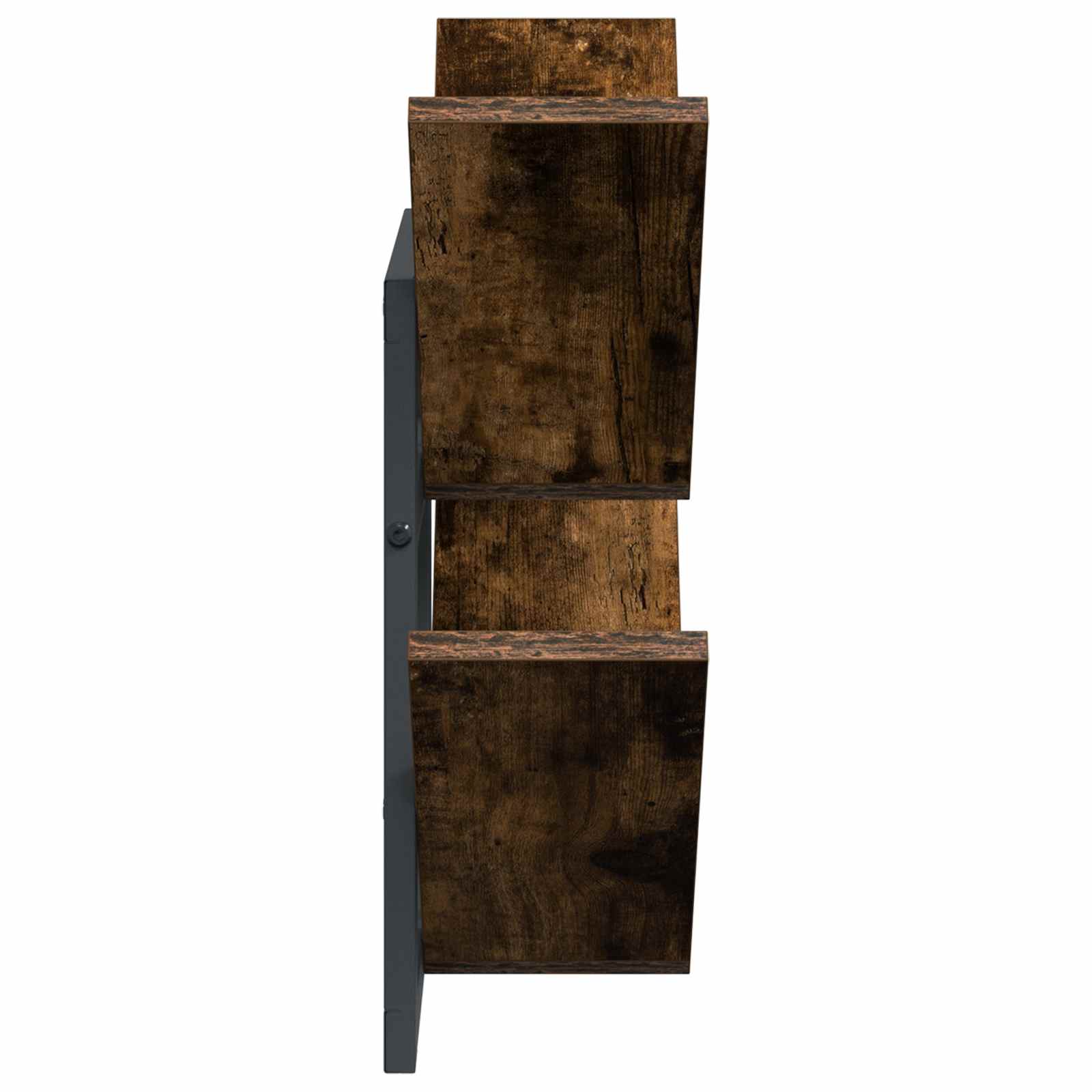 Wandregal Raucheiche 43 x 15 x 47 cm Holzwerkstoff