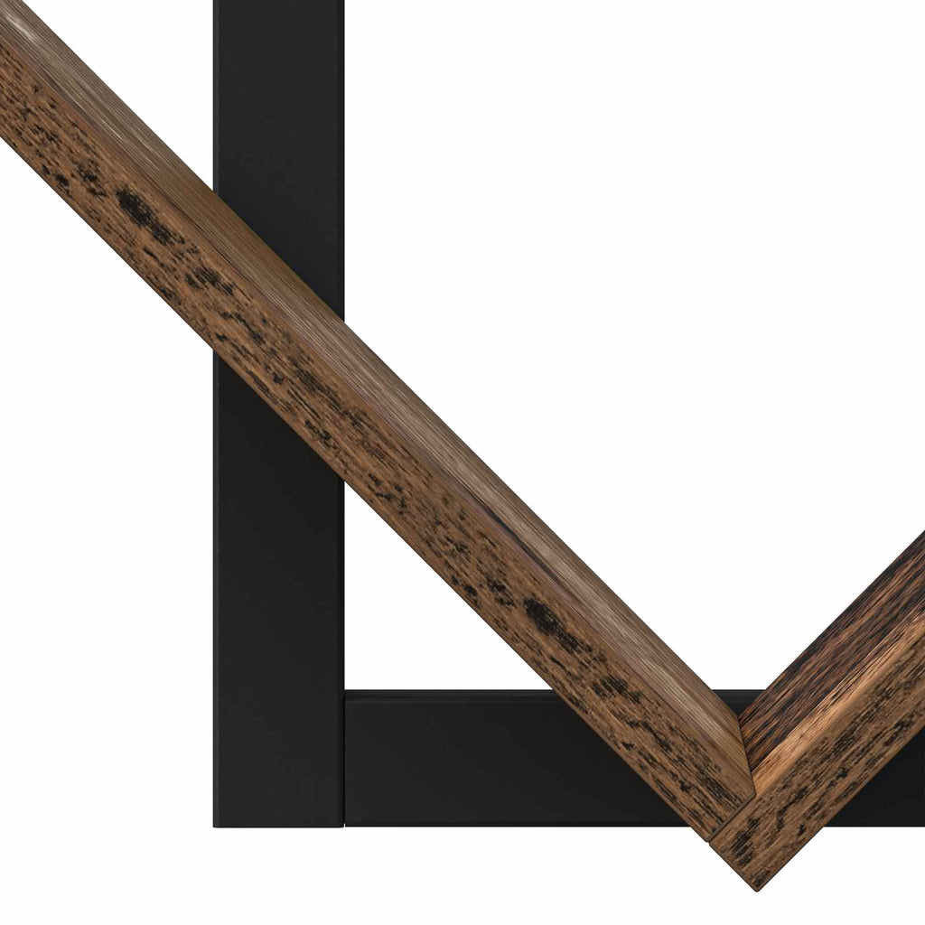 Wandregal Altholz 43 x 15 x 47 cm Holzwerkstoff