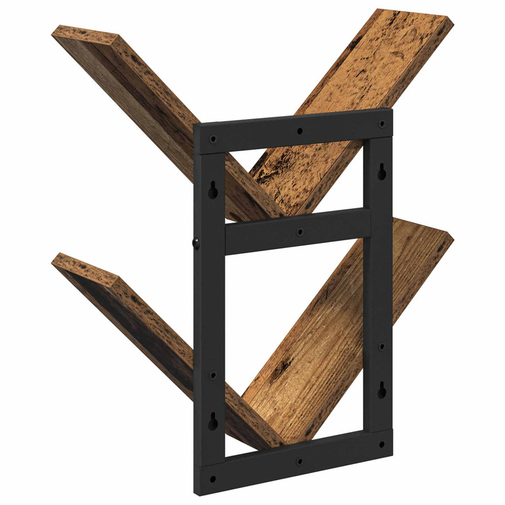 Wandregal Altholz 43 x 15 x 47 cm Holzwerkstoff