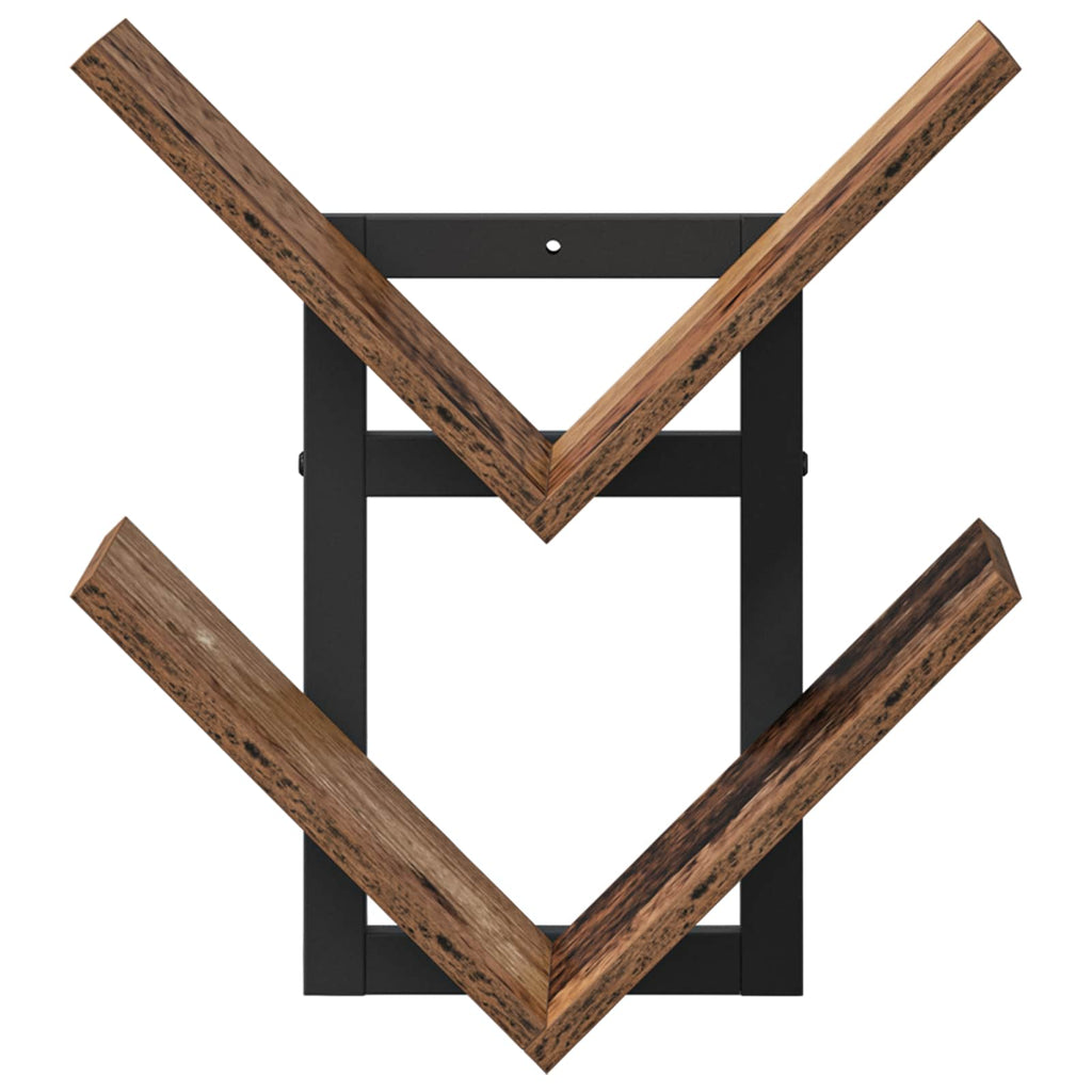 Wandregal Altholz 43 x 15 x 47 cm Holzwerkstoff