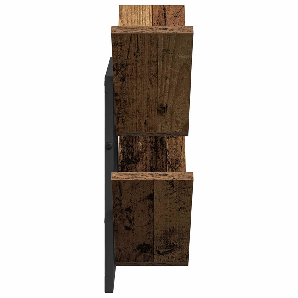 Wandregal Altholz 43 x 15 x 47 cm Holzwerkstoff