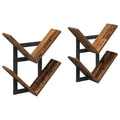 Wandregal 2 pcs Altholz 43 x 15 x 47 cm Holzwerkstoff
