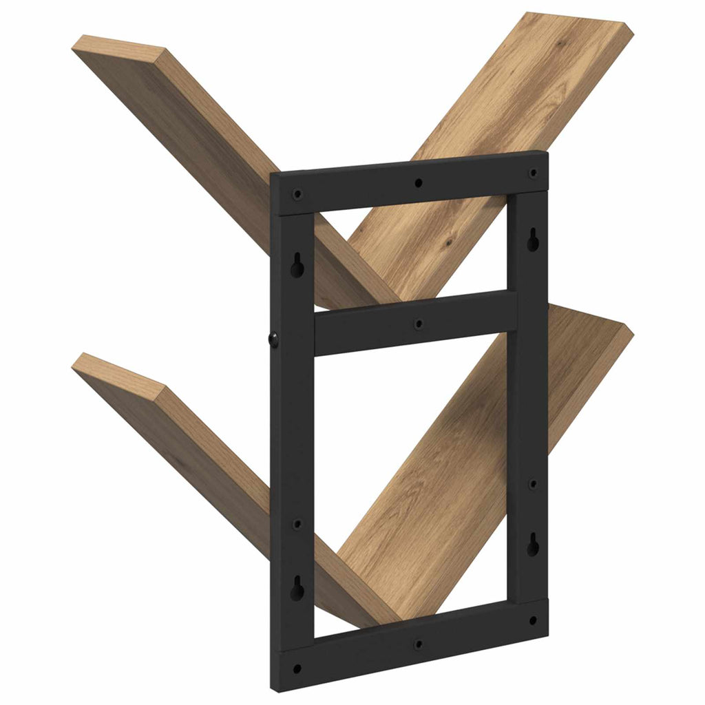Wandregal Artisan-Eiche 43 x 15 x 47 cm Holzwerkstoff