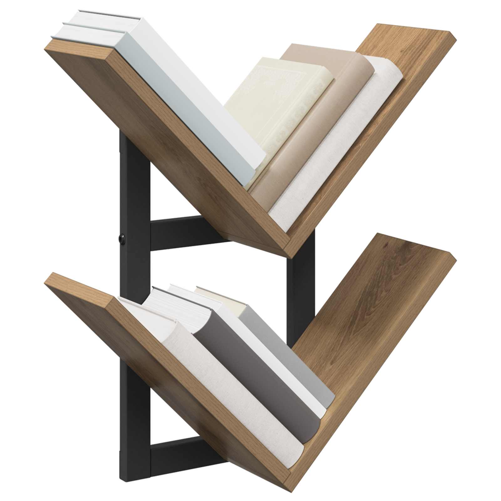 Wandregal 2 pcs Artisan-Eiche 43 x 15 x 47 cm Holzwerkstoff