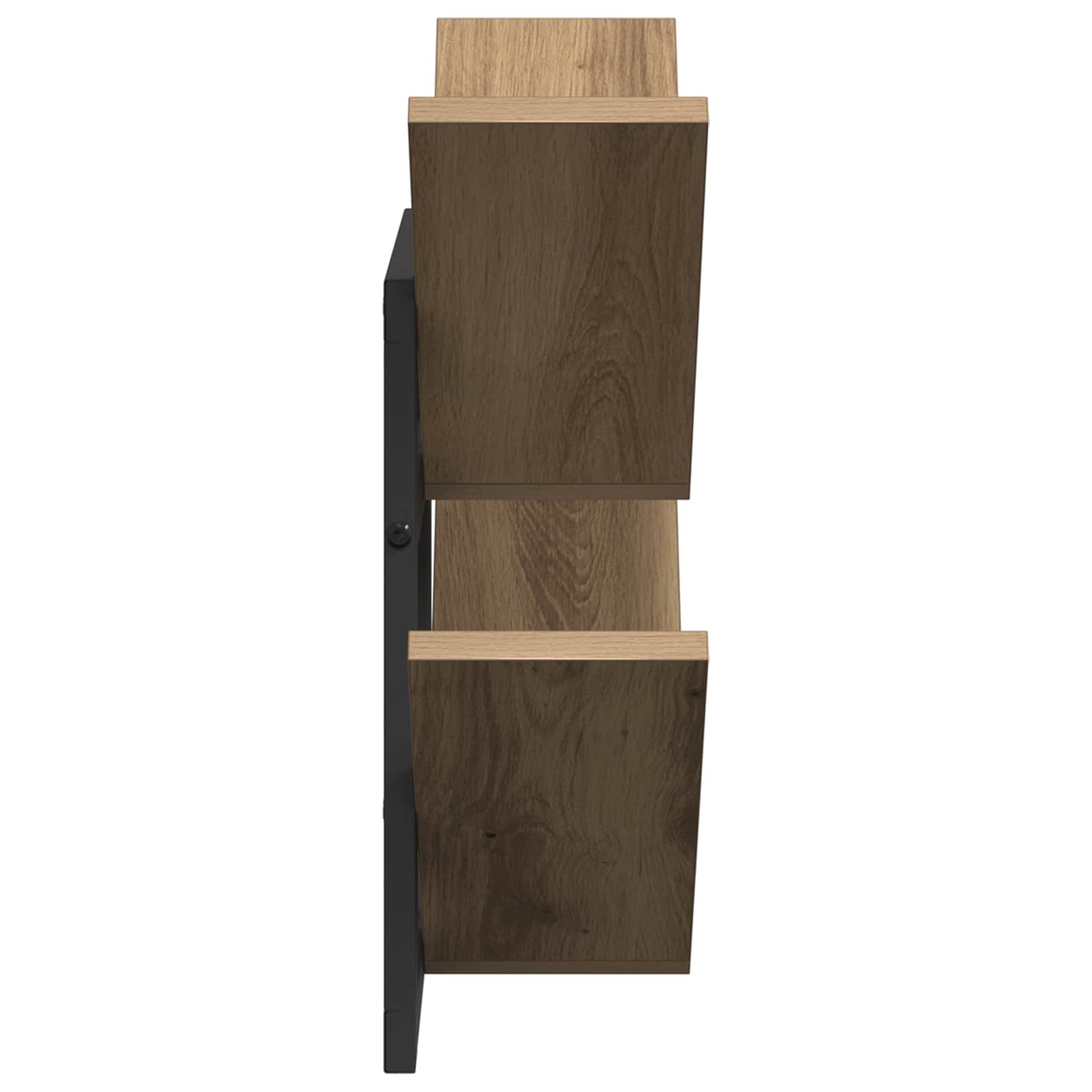 Wandregal 2 pcs Artisan-Eiche 43 x 15 x 47 cm Holzwerkstoff