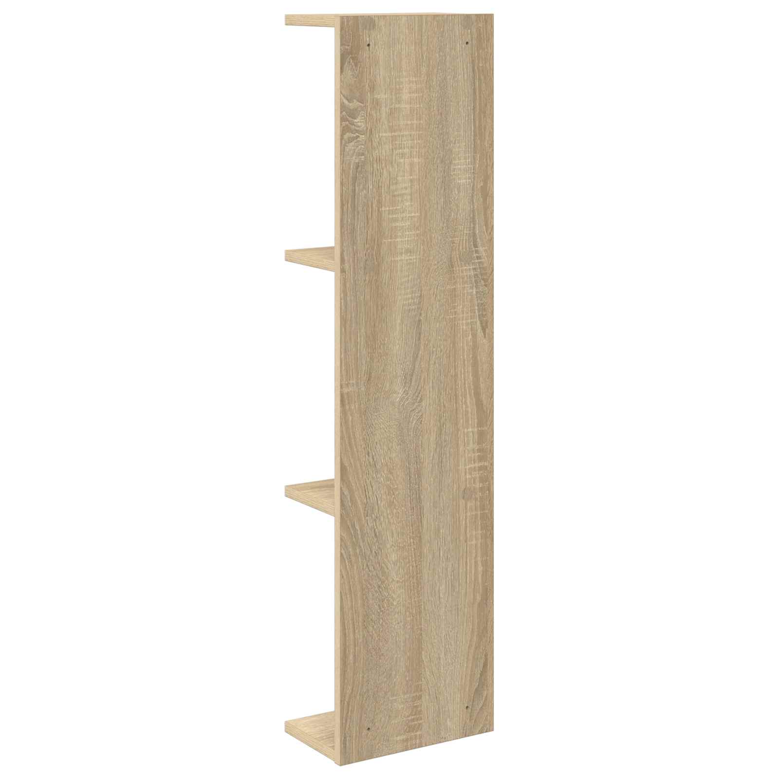 Wandregal Sonoma-Eiche 25 x 15 x 100 cm Holzwerkstoff