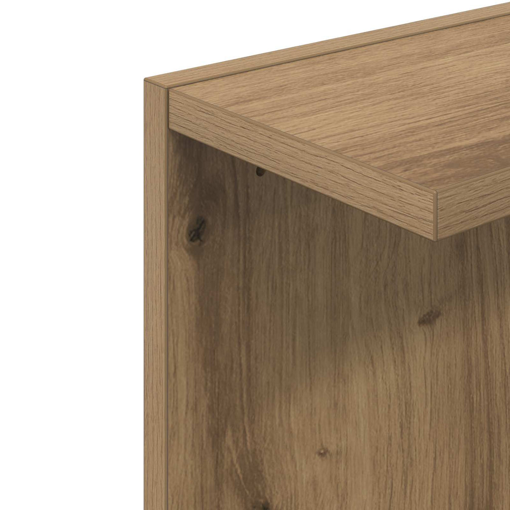 Wandregal Artisan-Eiche 25 x 15 x 100 cm Holzwerkstoff
