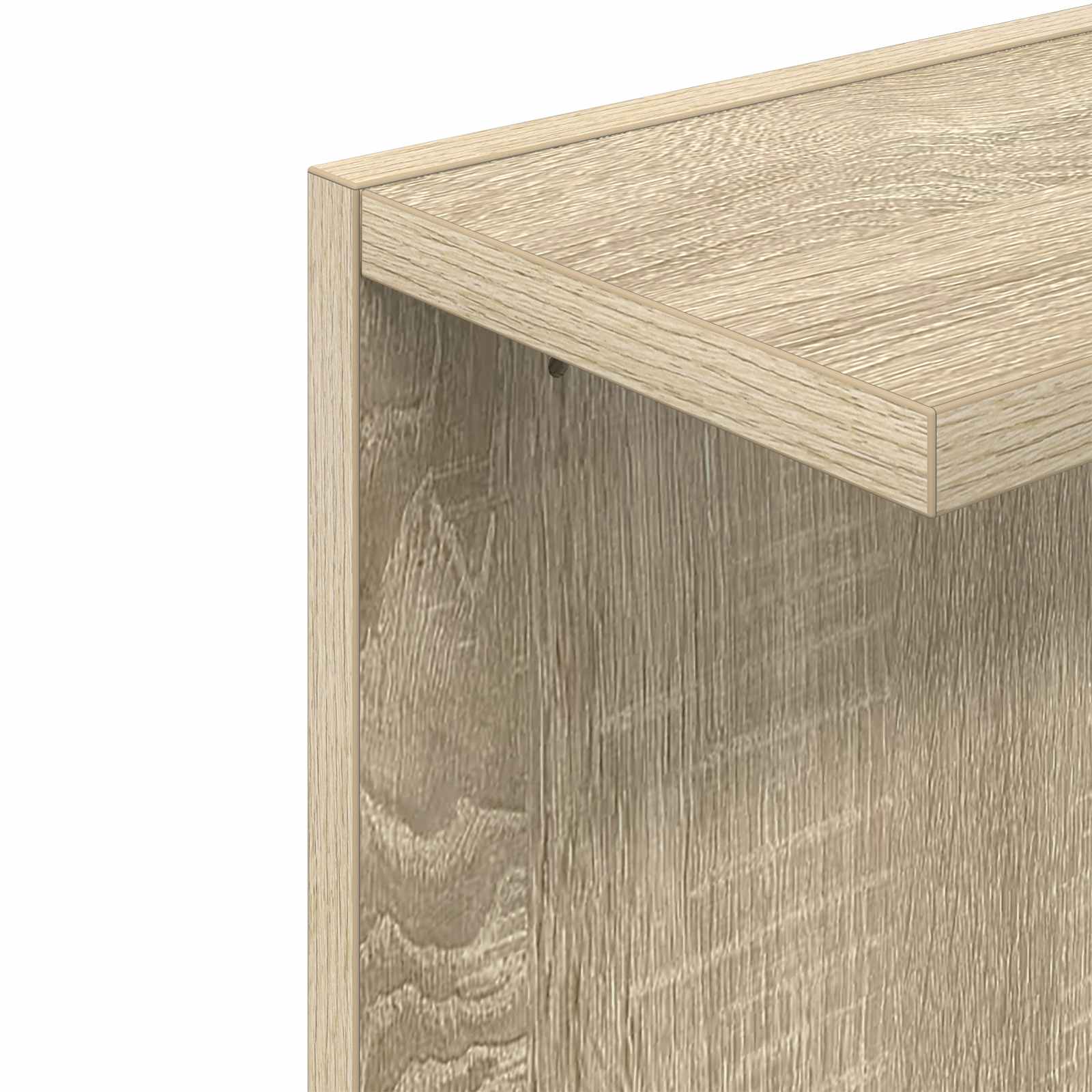 Wandregal Sonoma-Eiche 30 x 15 x 100 cm Holzwerkstoff