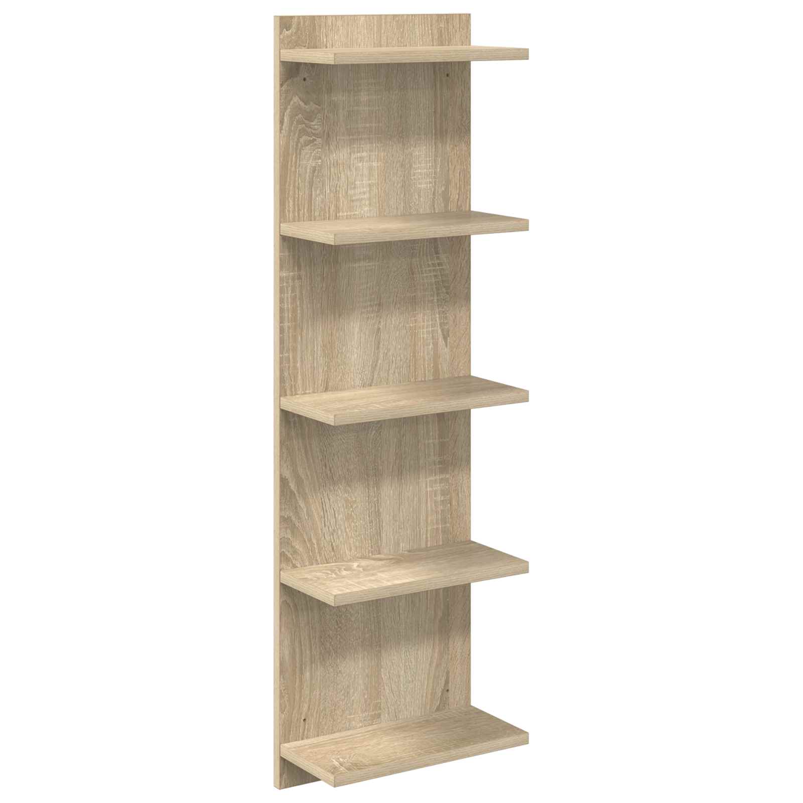 Wandregal Sonoma-Eiche 30 x 15 x 100 cm Holzwerkstoff