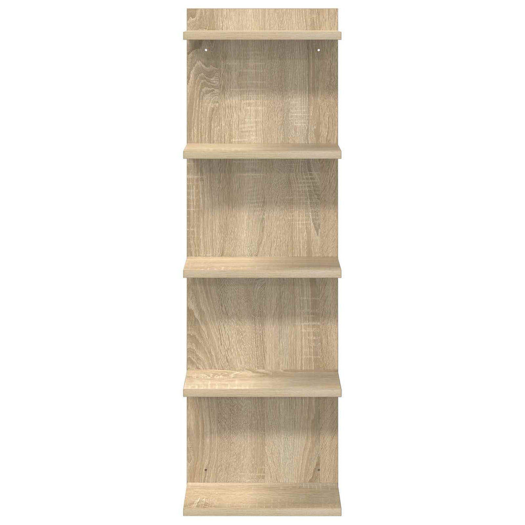 Wandregal Sonoma-Eiche 30 x 15 x 100 cm Holzwerkstoff
