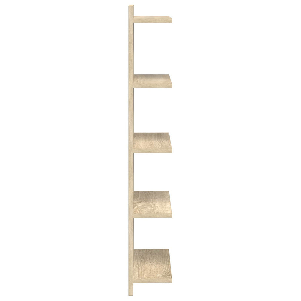 Wandregal Sonoma-Eiche 30 x 15 x 100 cm Holzwerkstoff