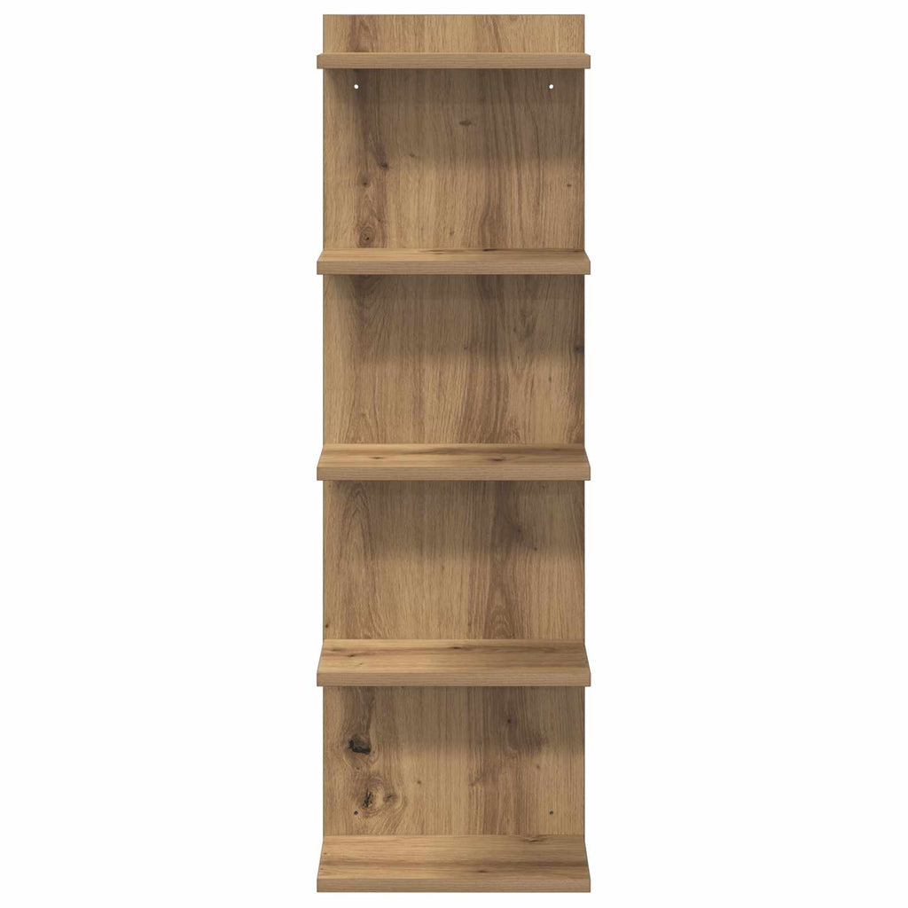 Wandregal Artisan-Eiche 30 x 15 x 100 cm Holzwerkstoff