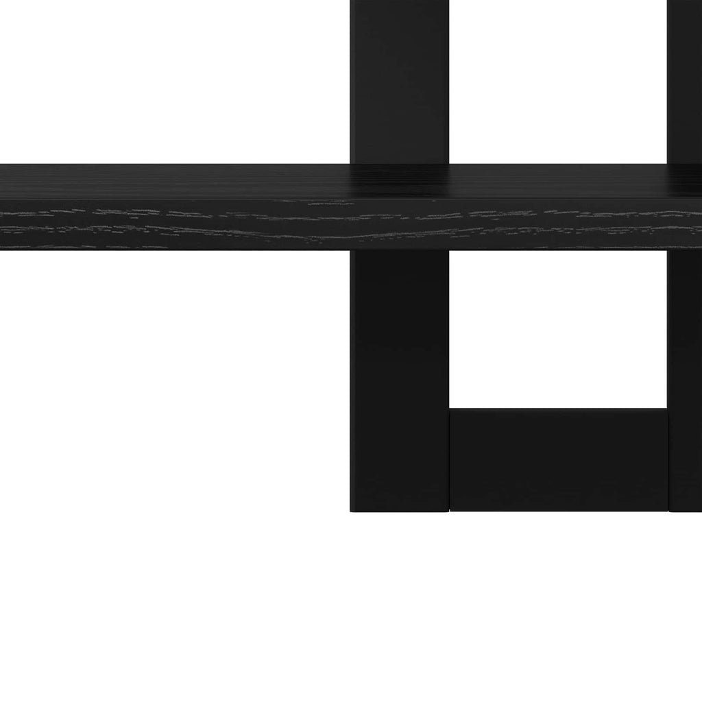 Schweberegale Schwarze Eiche 40 x 15 x 40 cm Holzwerkstoff
